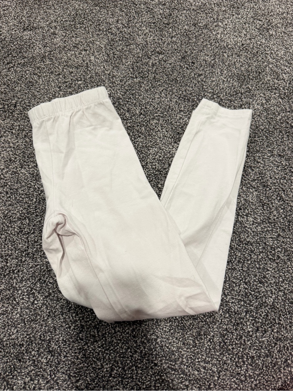 Size Medium 7/ 8 The Children’s Place Solid White Leggings